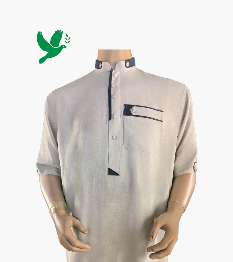 Main image of Moroccan Short-Sleeve Sleepwear Relaxed Fit with Comfortable Fabric