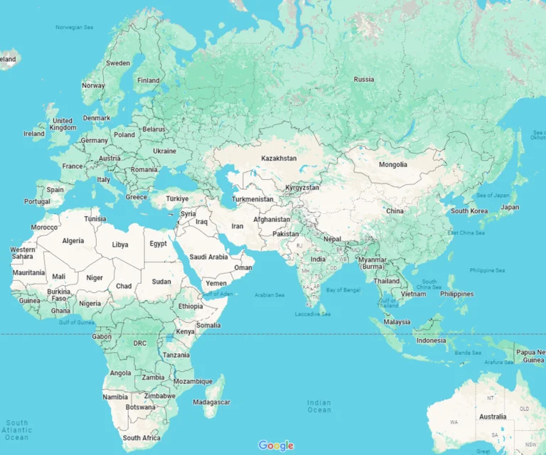 world map